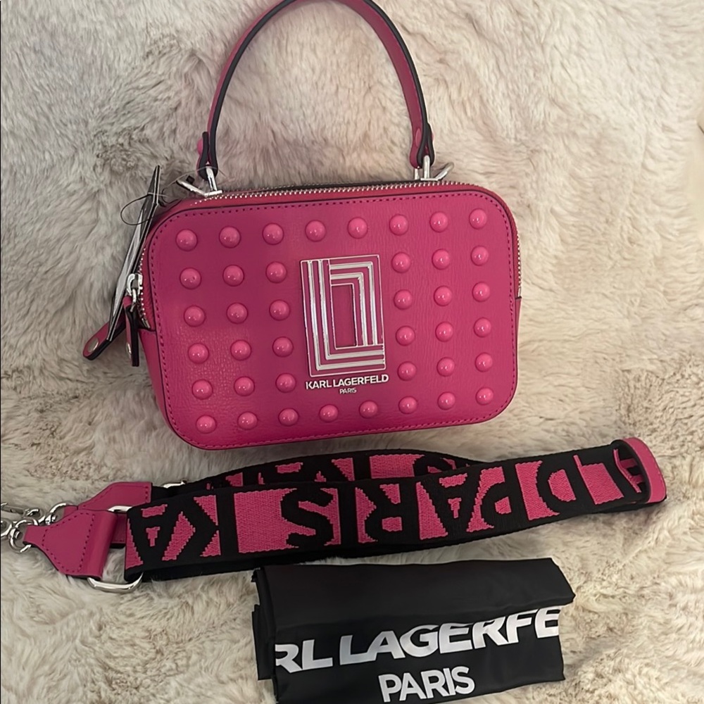 Karl Lagerfeld Pink Crossbody Bag